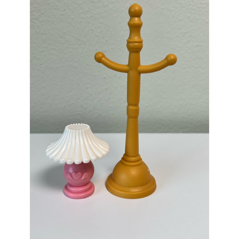 Fisher Price Loving Family Dollhouse Coat Clothing Stand and Lamp Replacement